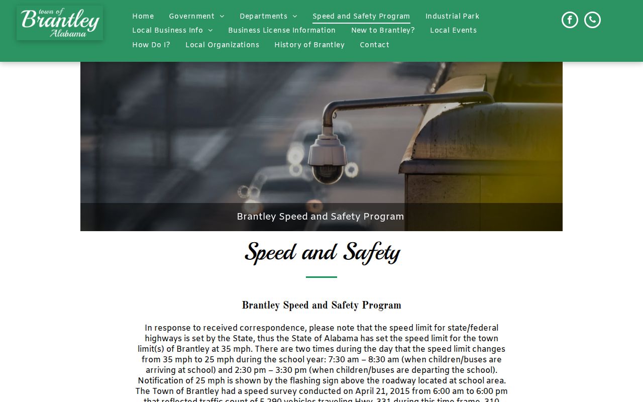 Brantley speed and safety page for Crenshaw County criminal records
